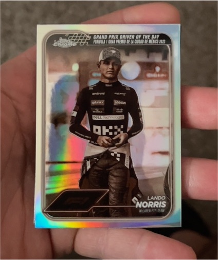 2024 Topps Chrome Formula 1 #177 Lando Norris — front