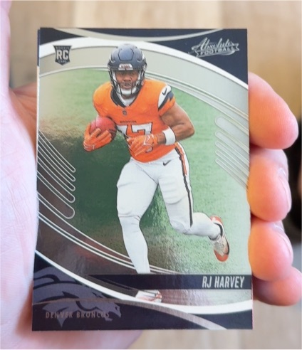 2025 Panini Absolute #173 RJ Harvey — front
