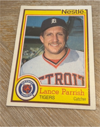 1984 Topps Nestle Dream Team #8 Lance Parrish — front