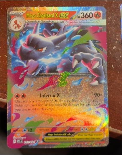 2025 Pokémon TCG Mega Charizard X ex #013/094 — front