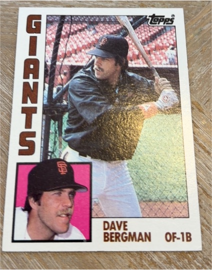 1984 Topps #522 Dave Bergman — front