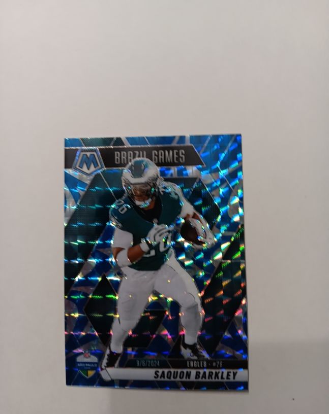 2024 Panini Mosaic Brazil Games #26 Saquon Barkley — front