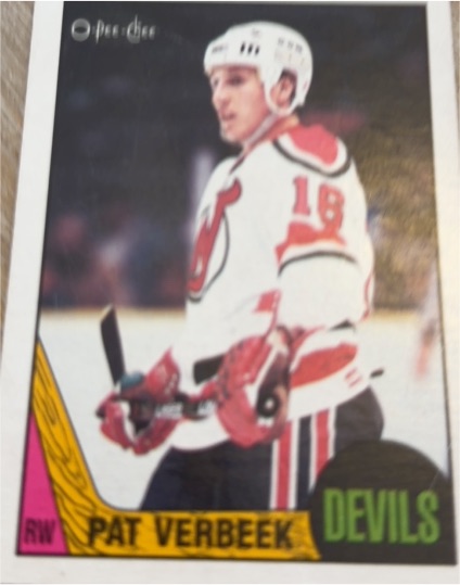 1987-88 O-Pee-Chee #6 Pat Verbeek — front