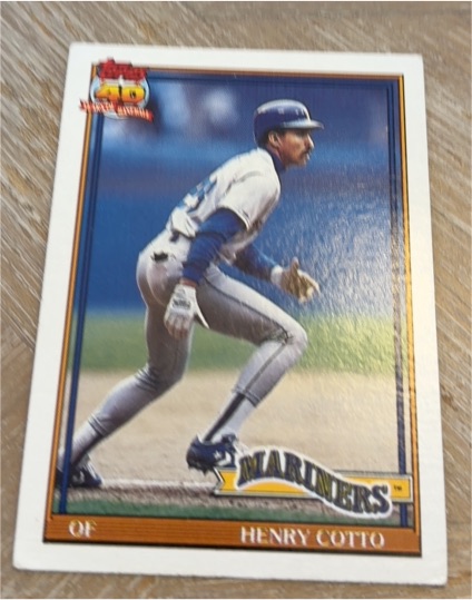 1991 Topps #634 Henry Cotto — front