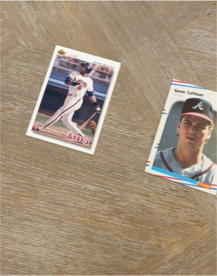 1992 Starting Lineup #C-77 Dave Justice — front