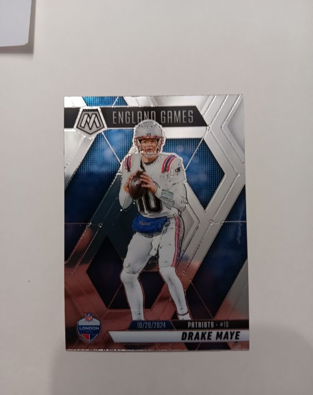 2025 Panini Mosaic #258 Drake Maye England Games — front