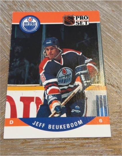 1990-91 Pro Set #439 Jeff Beukeboom — front