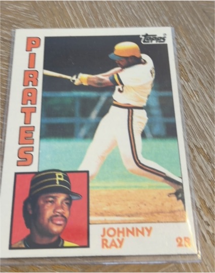 1984 Topps #537 Johnny Ray — front