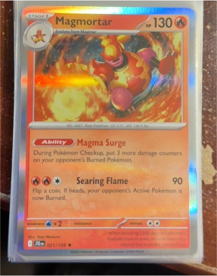 2025 Scarlet & Violet Journey Together #021 Magmortar — front