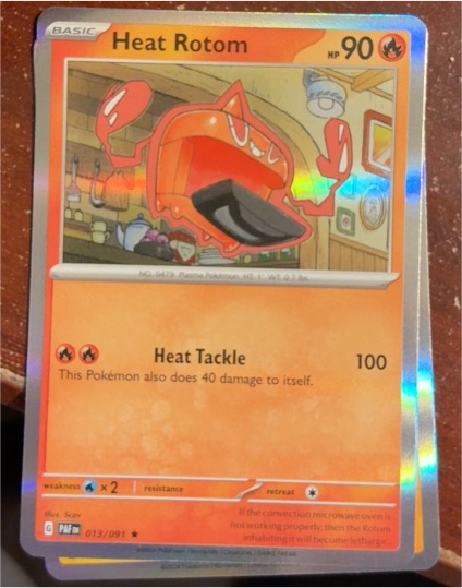 2024 Pokémon Paldean Fates #013 Heat Rotom — front