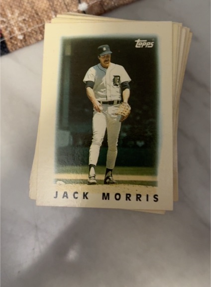 1986 Topps Mini Leaders #14 Jack Morris — front