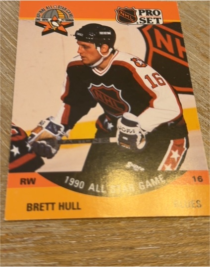 1990 Pro Set #342 Brett Hull — front