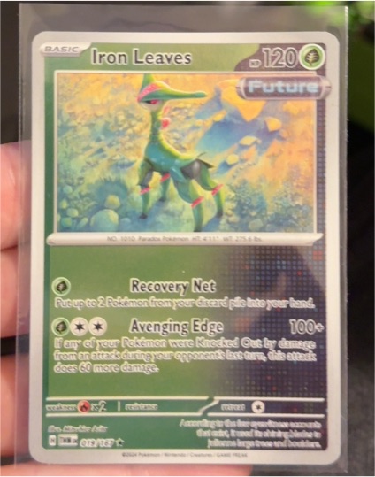 2024 Pokémon SV06: Twilight Masquerade #019 Iron Leaves — front