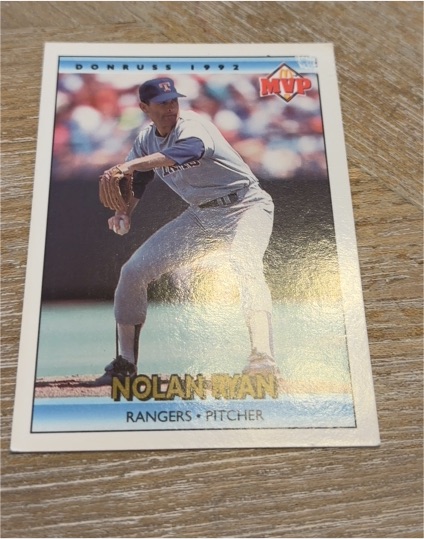 1992 Donruss MVP Nolan Ryan — front