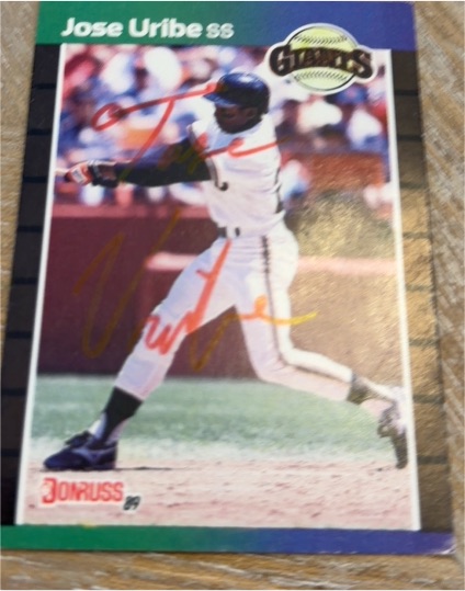 1989 Donruss #99 Jose Uribe — front