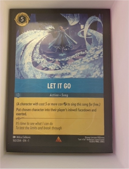 2023 Disney Lorcana #163 Let It Go — front
