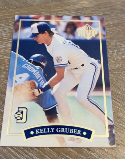 1992 Donruss McDonald's MVP #3 Kelly Gruber — front