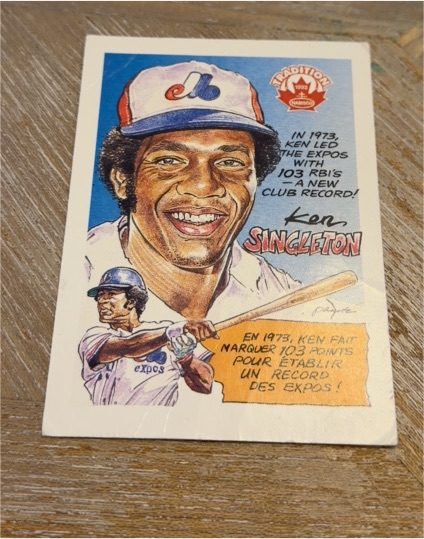 1992 Nabisco Tradition #3 Ken Singleton — front