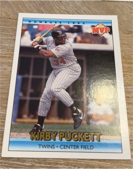 1992 Donruss McDonald's MVP #21 Kirby Puckett — front