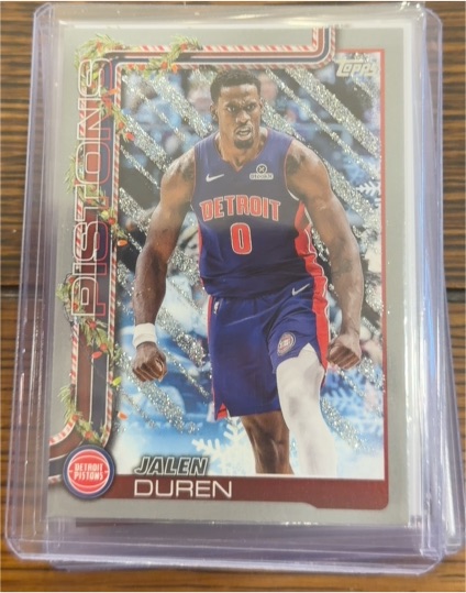 2025-26 Topps Holiday #H33 Jalen Duren — front