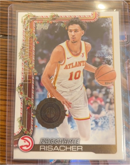 2025-26 Topps #62 Zaccharie Risacher — front