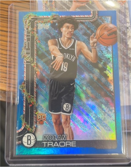 2025-26 Topps Holiday #H179 Nolan Traore — front