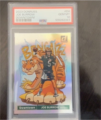 2023 Donruss #D4 Joe Burrow Downtown! — front