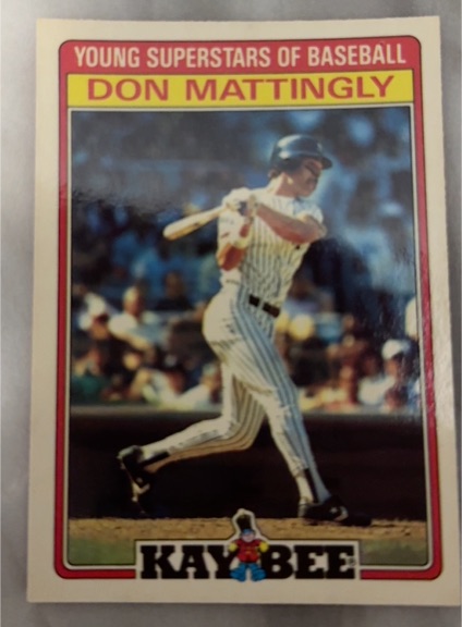 1986 Topps Kay-Bee Young Superstars of Baseball #19 Don Mattingly — front