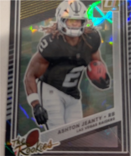 2025 Panini Donruss #7 Ashton Jeanty The Rookies — front