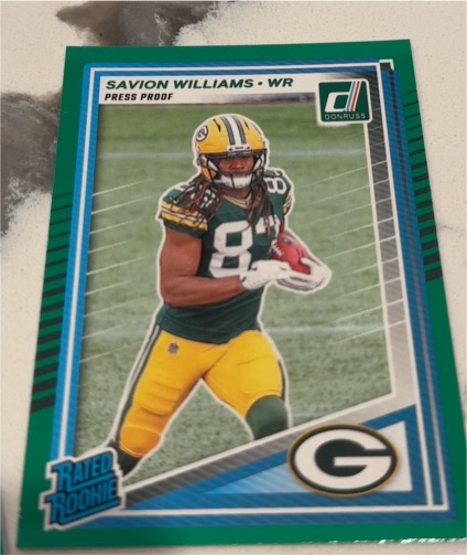 2025 Donruss #318 Savion Williams — front