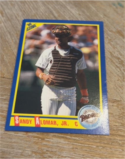 1990 Score #577 Sandy Alomar Jr. — front