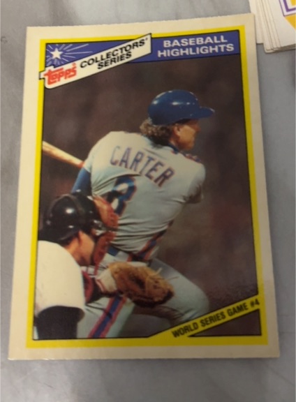 1987 Topps Collectors Series #25 Gary Carter — front