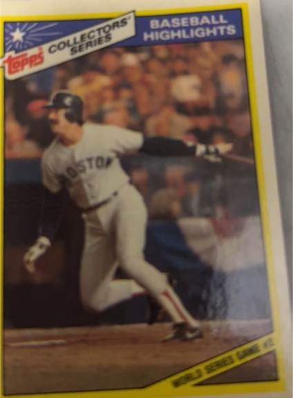 1986 Topps #540 Dwight Evans — front