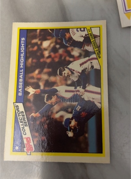 1987 Topps Woolworth Baseball Highlights #32 Gary Carter / Wally Backman — front