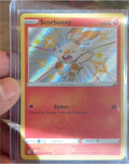 2021 Pokémon Shining Fates SV015 Scorbunny — front