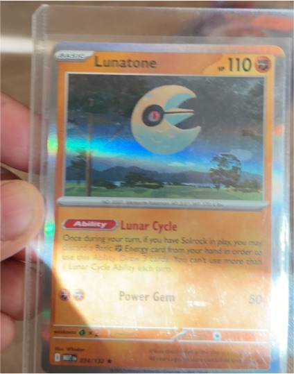 2015 Pokémon Mega Evolution #074 Lunatone — front