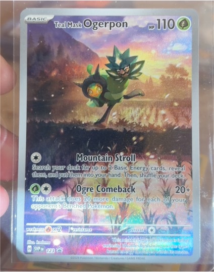2024 Pokémon SV: Scarlet & Violet Promo #123 Teal Mask Ogerpon — front