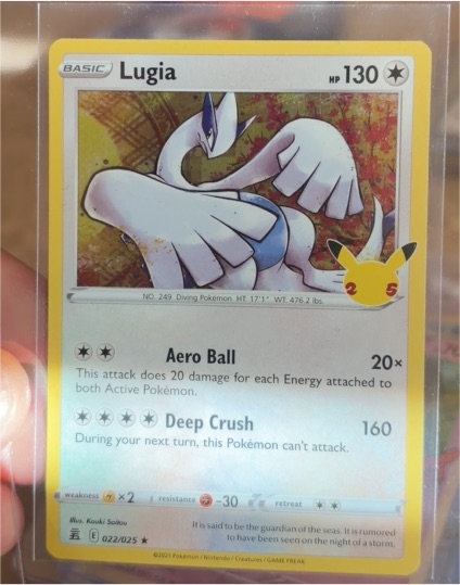 2021 Pokémon Celebrations #022 Lugia — front
