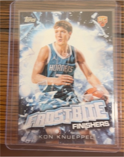 2025 Topps Holiday Frostbite Finishers #FF-KK Kon Knueppel — front
