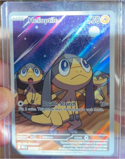 2023 Pokémon ME01 #143 Helioptile Illustration Rare Mega Evolution — front
