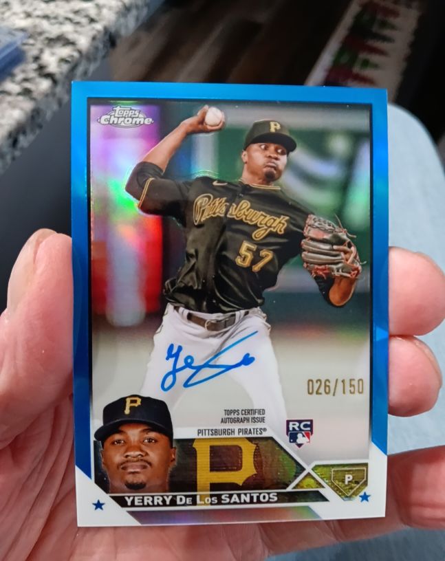 2023 Topps Chrome Update #RA-YDS Yerry De Los Santos — front