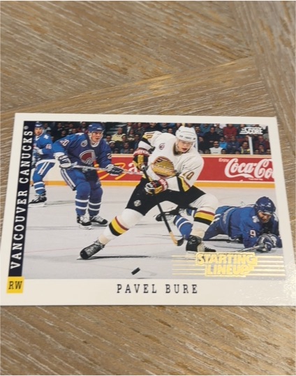 1993-94 Score #333 Pavel Bure — front