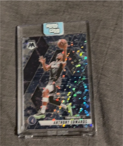 2023-24 Panini NBA Hoops Premium Stock #1 Anthony Edwards — front