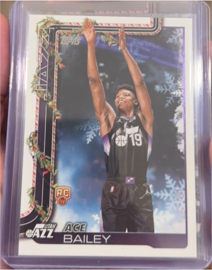 2025-26 Topps Holiday #H165 Ace Bailey — front