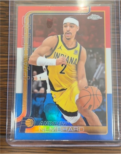 2025-26 Topps Chrome #97 Andrew Nembhard — front