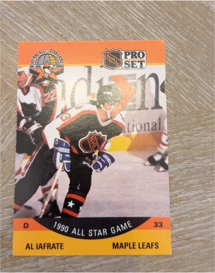 1990 Pro Set #33 Al Iafrate — front