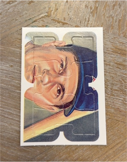 1990 Donruss Diamond King Puzzle Pieces #22-24 Carl Yastrzemski — front