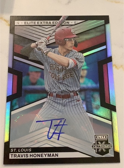 2023 Panini Elite Extra Edition #101 Travis Honeyman — front