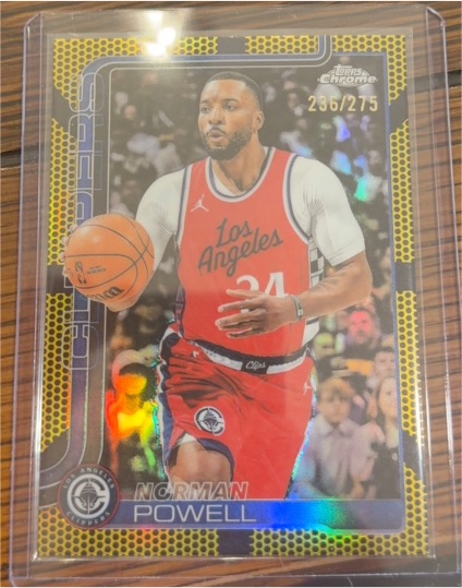2025-26 Topps Chrome #236 Norman Powell — front