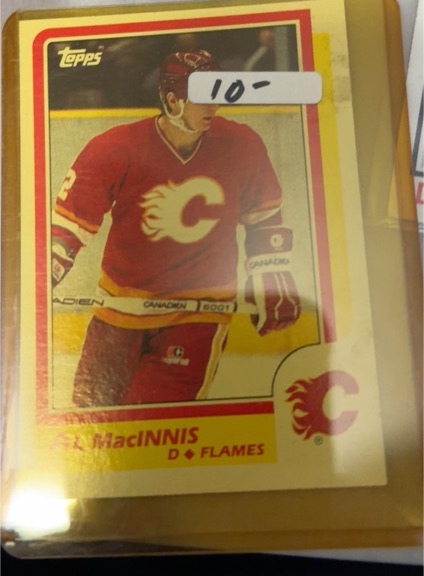 1986 Topps #173 Al MacInnis — front
